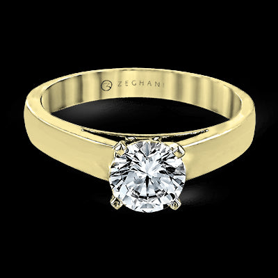 ZR411 Engagement Ring in 14k Gold