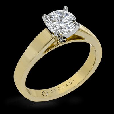 ZR411 Engagement Ring in 14k Gold