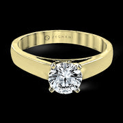 ZR411 Engagement Ring in 14k Gold