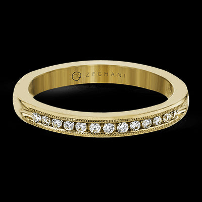 ZR41 Anniversary Ring in 14k Gold with Diamonds