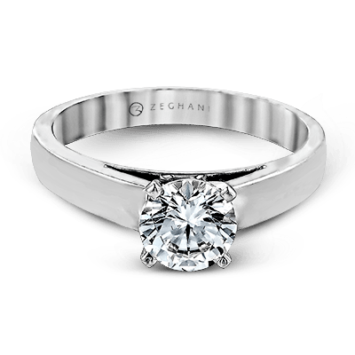 ZR411 Engagement Ring in 14k Gold