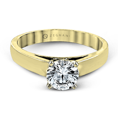 ZR411 Engagement Ring in 14k Gold