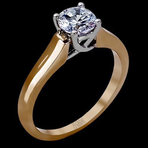 ZR412 Engagement Ring in 14k Gold