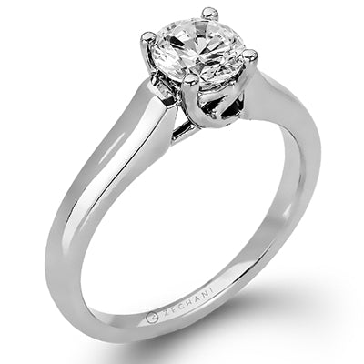 ZR412 Engagement Ring in 14k Gold