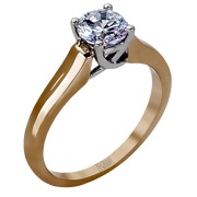 ZR412 Engagement Ring in 14k Gold
