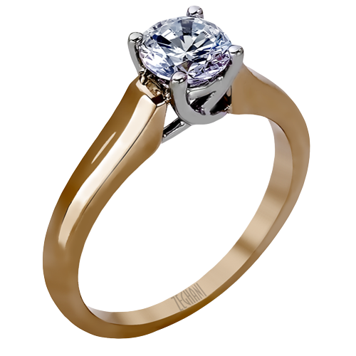 ZR412 Engagement Ring in 14k Gold