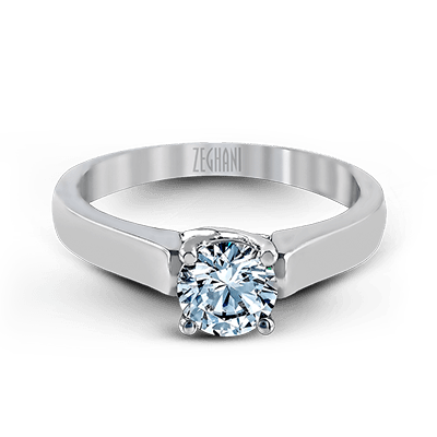 ZR412 Engagement Ring in 14k Gold