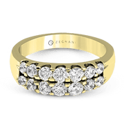 ZR414 Anniversary Ring in 14k Gold with Diamonds
