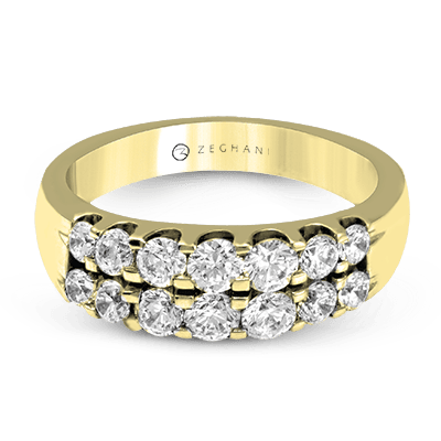ZR414 Anniversary Ring in 14k Gold with Diamonds