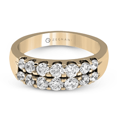 ZR414 Anniversary Ring in 14k Gold with Diamonds