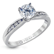 ZR415 Wedding Set in 14k Gold with Diamonds