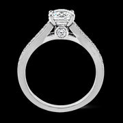 ZR418 Engagement Ring in 14k Gold with Diamonds