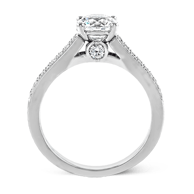 ZR418 Engagement Ring in 14k Gold with Diamonds