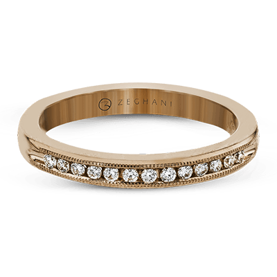 ZR41 Anniversary Ring in 14k Gold with Diamonds