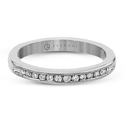 ZR41 Anniversary Ring in 14k Gold with Diamonds