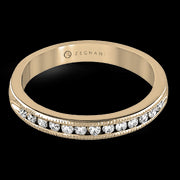 ZR42 Anniversary Ring in 14k Gold with Diamonds