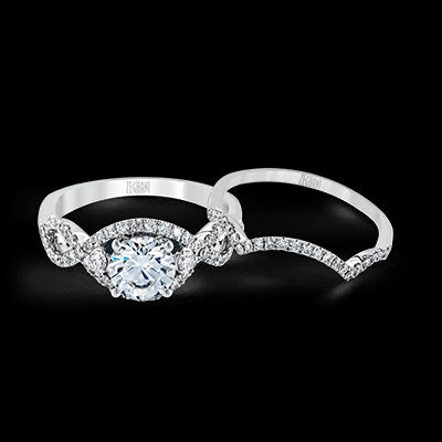 ZR422 Wedding Set in 14k Gold with Diamonds