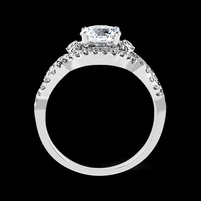 ZR422 Wedding Set in 14k Gold with Diamonds