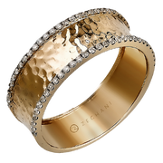 ZR431 Right Hand Ring in 14k Gold with Diamonds