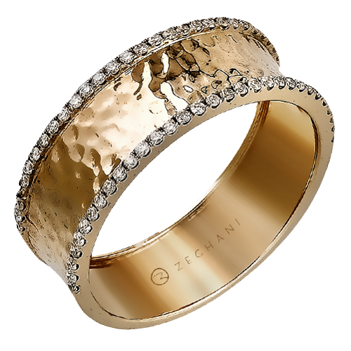 ZR431 Right Hand Ring in 14k Gold with Diamonds