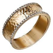 ZR431 Right Hand Ring in 14k Gold with Diamonds