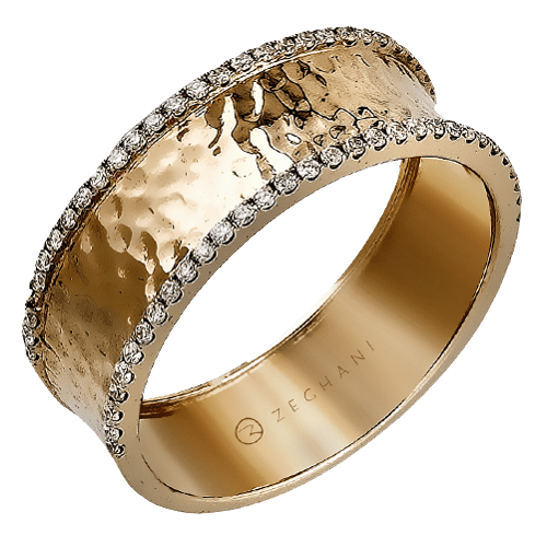 ZR431 Right Hand Ring in 14k Gold with Diamonds