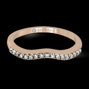 ZR436 Anniversary Ring in 14k Gold with Diamonds