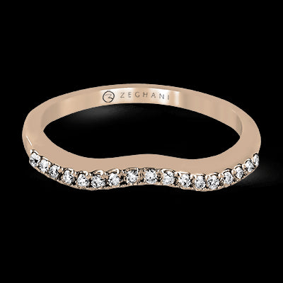 ZR436 Anniversary Ring in 14k Gold with Diamonds