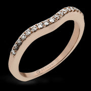 ZR436 Anniversary Ring in 14k Gold with Diamonds