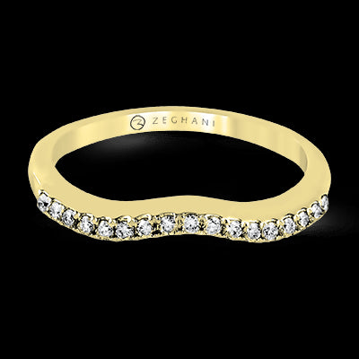 ZR436 Anniversary Ring in 14k Gold with Diamonds
