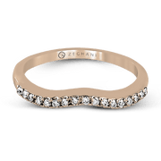 ZR436 Anniversary Ring in 14k Gold with Diamonds