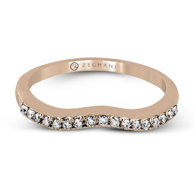 ZR436 Anniversary Ring in 14k Gold with Diamonds