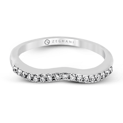 ZR436 Anniversary Ring in 14k Gold with Diamonds