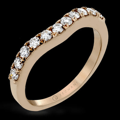ZR437 Anniversary Ring in 14k Gold with Diamonds