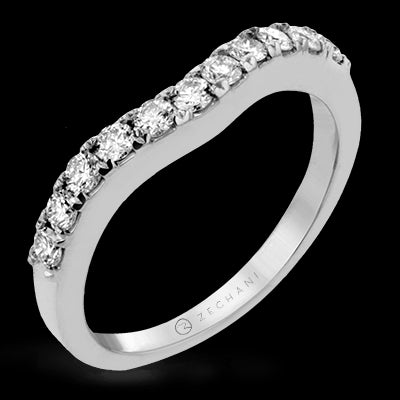 ZR437 Anniversary Ring in 14k Gold with Diamonds