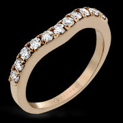 ZR437 Anniversary Ring in 14k Gold with Diamonds