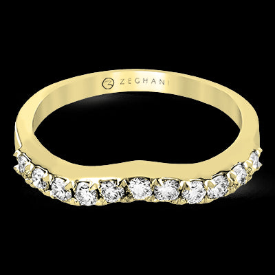 ZR437 Anniversary Ring in 14k Gold with Diamonds