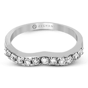 ZR437 Anniversary Ring in 14k Gold with Diamonds