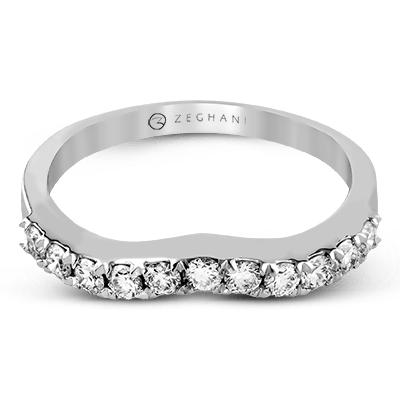 ZR437 Anniversary Ring in 14k Gold with Diamonds