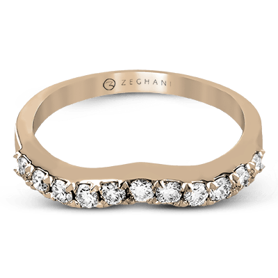 ZR437 Anniversary Ring in 14k Gold with Diamonds