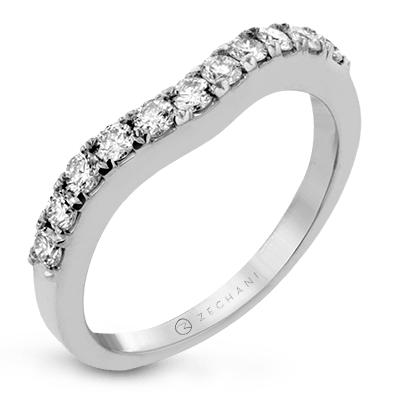 ZR437 Anniversary Ring in 14k Gold with Diamonds