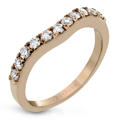 ZR437 Anniversary Ring in 14k Gold with Diamonds