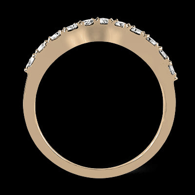 ZR438 Anniversary Ring in 14k Gold with Diamonds