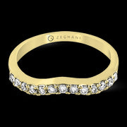 ZR438 Anniversary Ring in 14k Gold with Diamonds