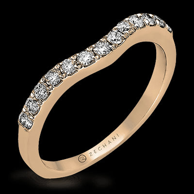 ZR438 Anniversary Ring in 14k Gold with Diamonds