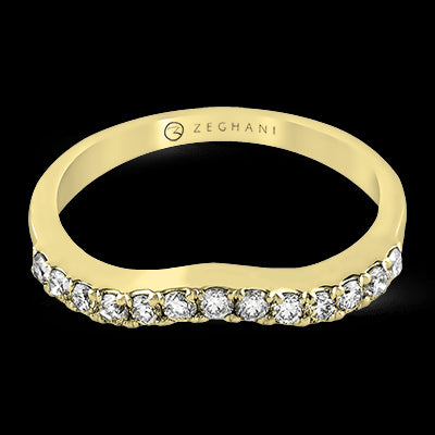 ZR438 Anniversary Ring in 14k Gold with Diamonds