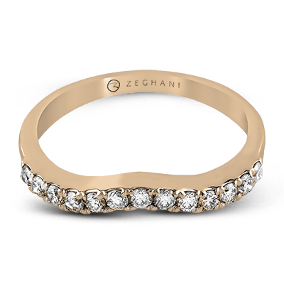 ZR438 Anniversary Ring in 14k Gold with Diamonds