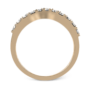 ZR438 Anniversary Ring in 14k Gold with Diamonds