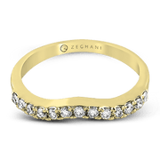 ZR438 Anniversary Ring in 14k Gold with Diamonds