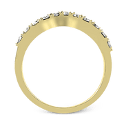 ZR438 Anniversary Ring in 14k Gold with Diamonds
